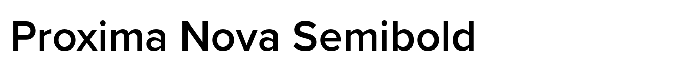 Proxima Nova Semibold image